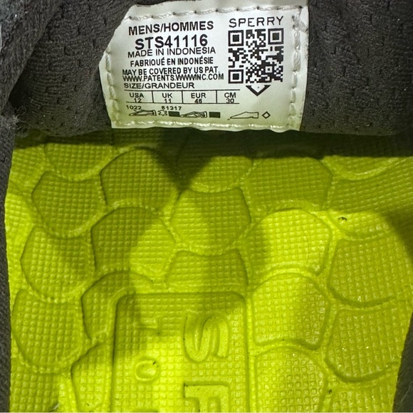 SPERRY top sider sea kite sport men’s boating shoe size 12 blue - Picture 7 of 8